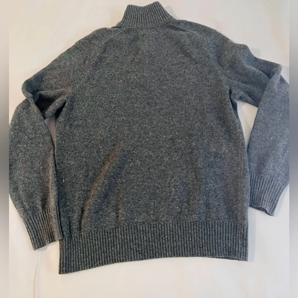 Banana Republic‎ Made Of Italian Yarn 80% Merino Wool  Gray Sweater Size M Men’s